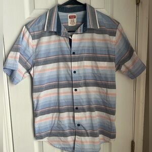 Boys Wrangler Flex Technology Plaid Shirt